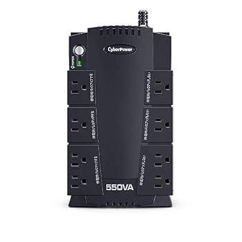 CyberPower 無停電電源装置 常時商用給電/矩形波出力 550VA/330W CP550JP