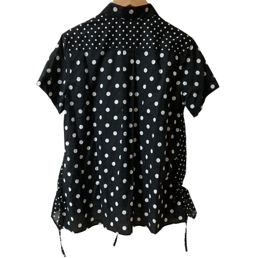 美品 Y's ワイズ ヨウジヤマモト 刺繍 ショート丈 半袖 ブルゾン 美品 Y's ワイズ ヨウジヤマモト ドット ショートスリーブ シャツ