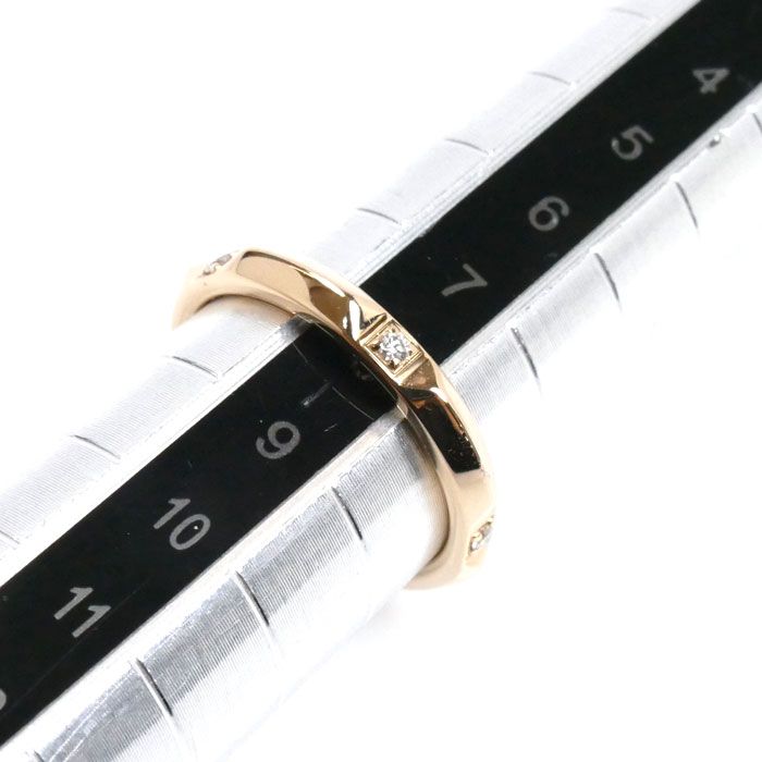 【極美品】TIFFANY ティファニー K18PG バンドリング 8号 6341 TIFFANY&Co. ティファニー K18PG ピンクゴールド トゥルーバンド