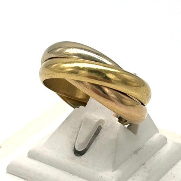 Cartier/カルティエ トリニティ リング スリーカラー 表記53 約