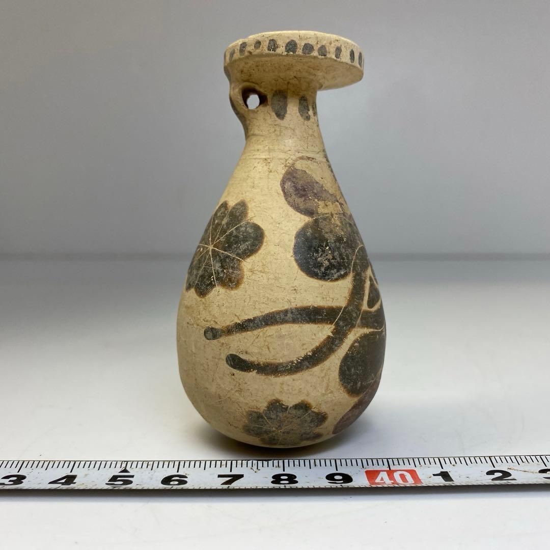  古代紀元前4世紀 ギリシャ香油瓶 タエチ 高さ8㎝ 東里6 0803 2 F 置物 工芸品