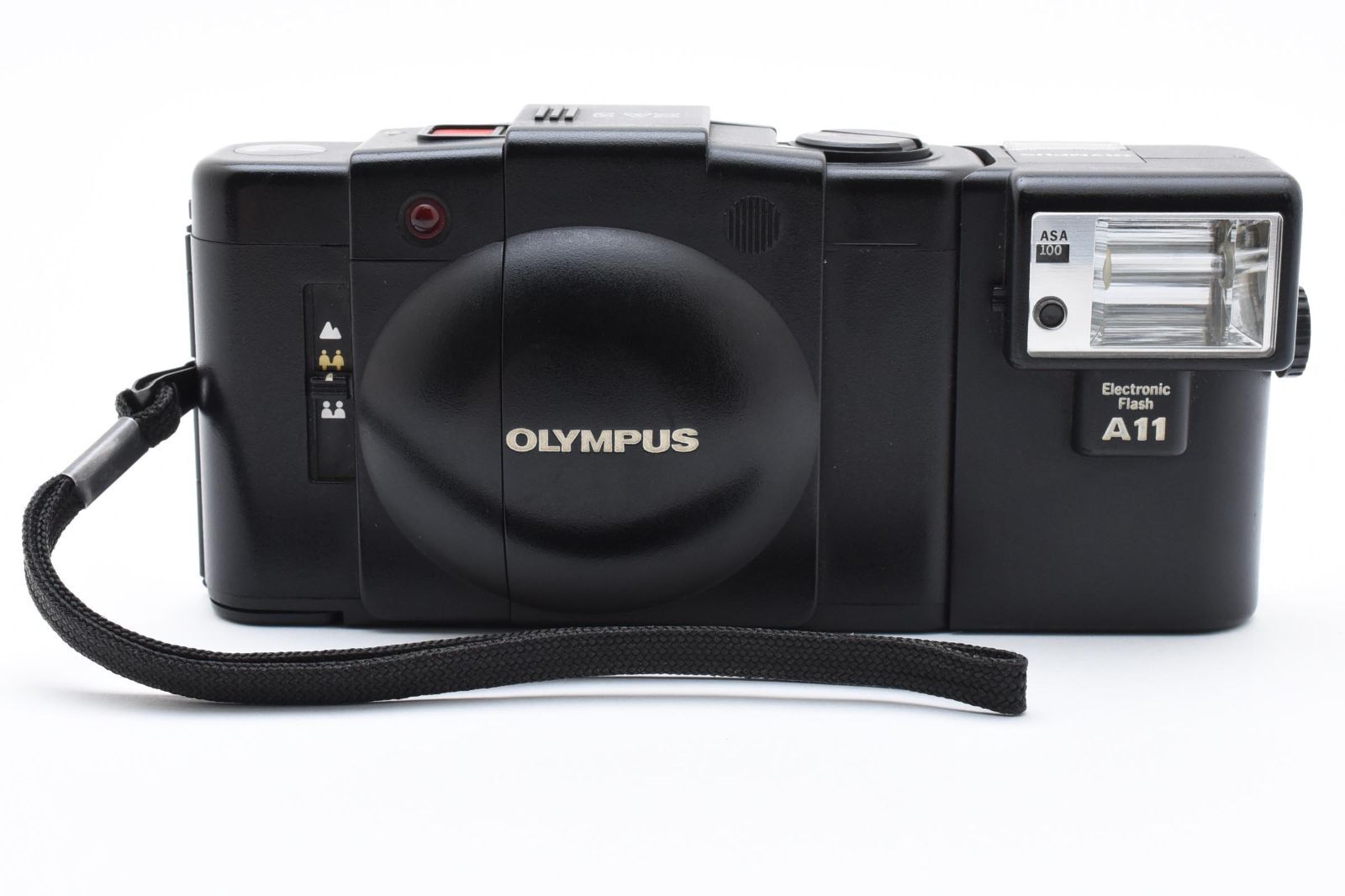 完動 OLYMPUS XA2 D.ZUIKO 35mm F3.5 ＋ A11フラッシュ 2476803A