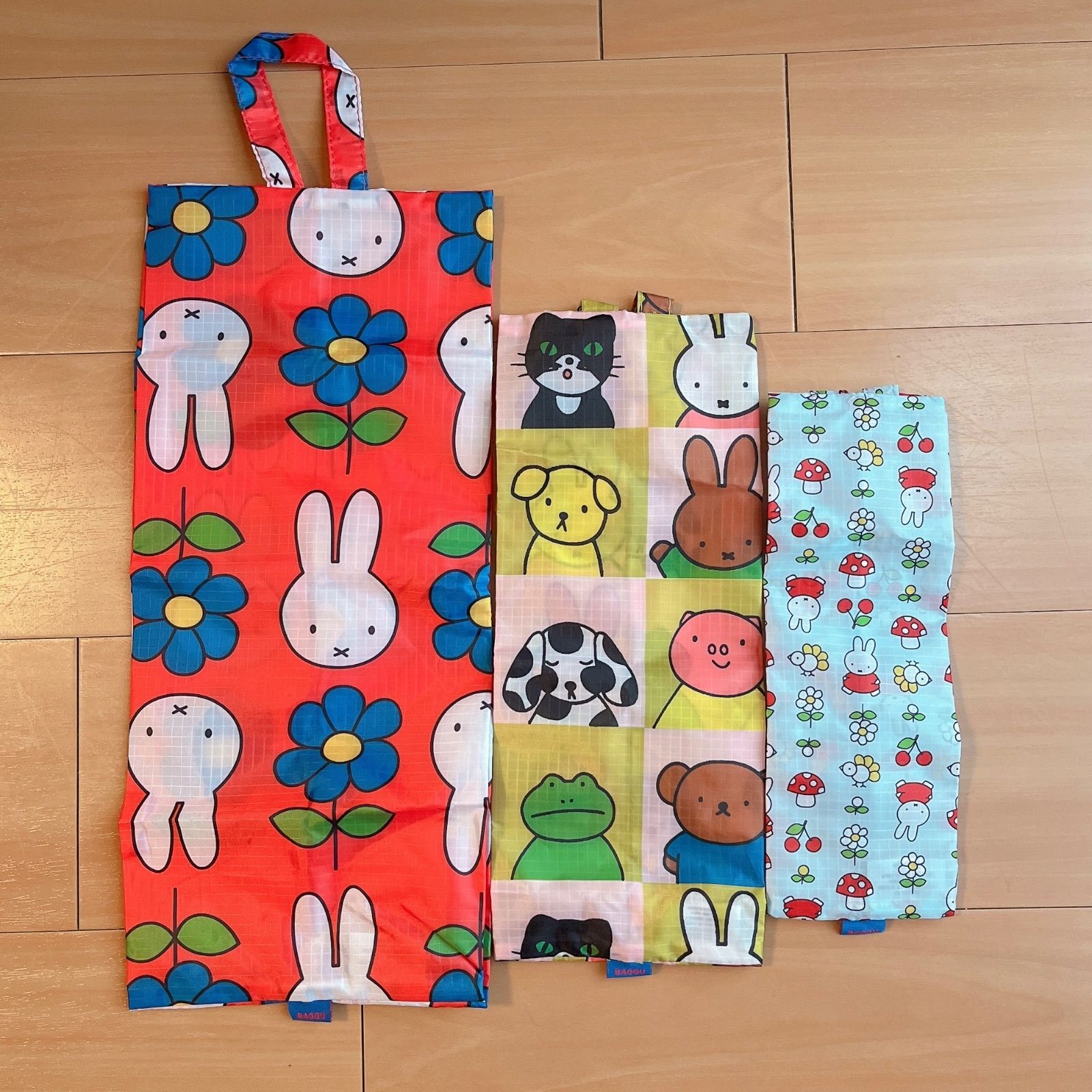 値下　【新品】バグー×ミッフィー 3Dジップセット 新品】Baggu バグー miffy ミッフィー 3D ZIP SET 新作 - メルカリ