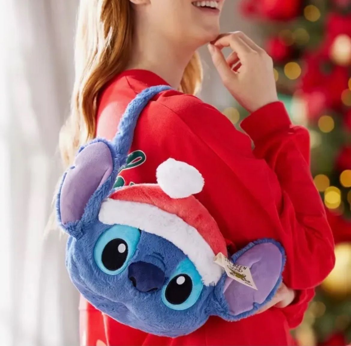 リロ&スティッチ サンタスティッチ ぬいぐるみ タグ付き クリスマス