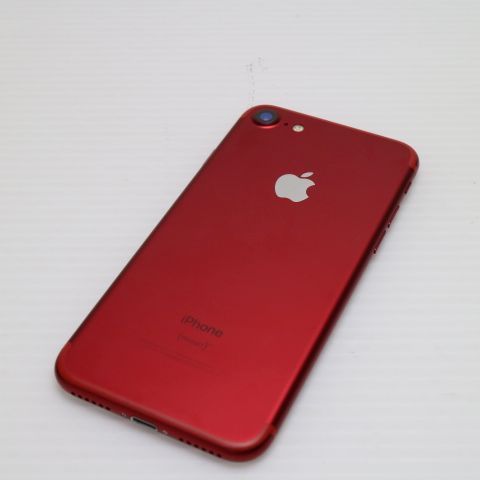 新品同様 SIMフリー iPhone7 128GB レッド スマホ 本体 白ロム