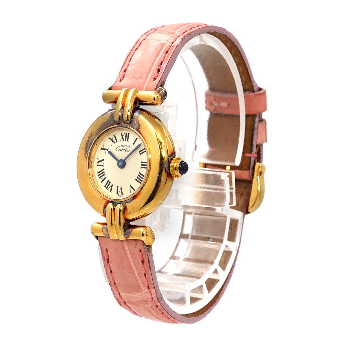 Cartier マストコリゼ ヴェルメイユ ヴィンテージ 腕時計 アイボリー 楽天市場】カルティエ マストコリゼ アイボリーローマン ヴェルメイユ