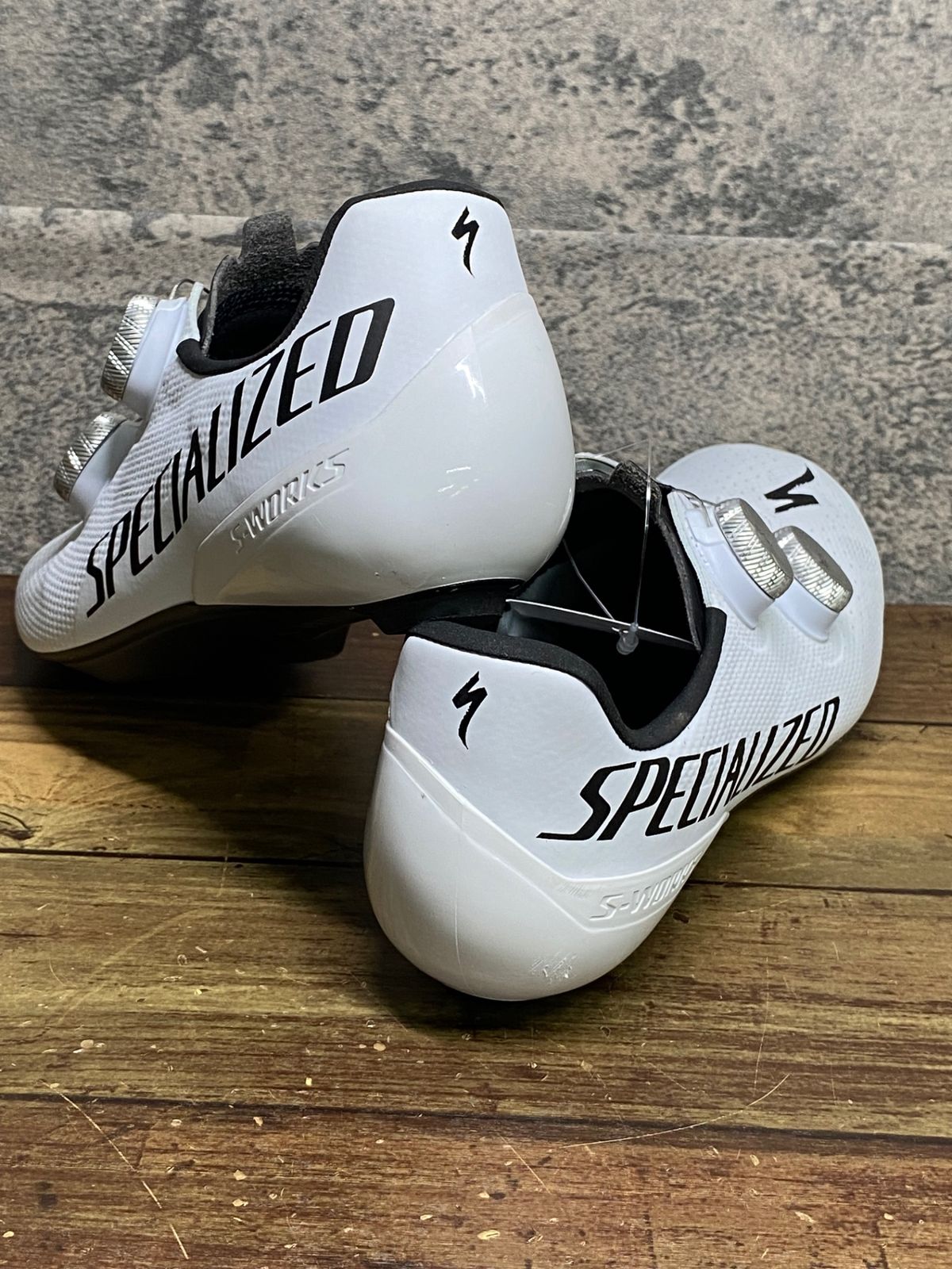 JM424 スペシャライズド SPECIALIZED エスワークス S-WORKS TORCH RD ビンディングシューズ 白 TEAM EU40.5 SPD-SL