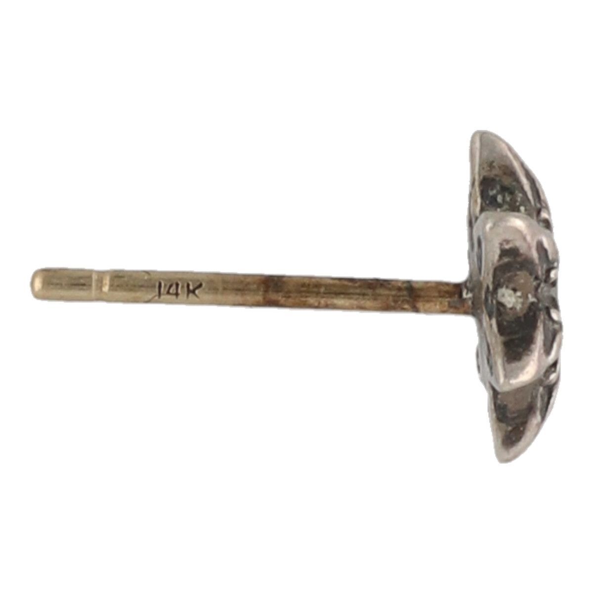 中古】 CHROME HEARTS クロムハーツ スター スタッド ピアス w/1PD 