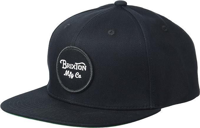 Brixton Wheeler Snapback Hat Cap Black キャップ 送料無料