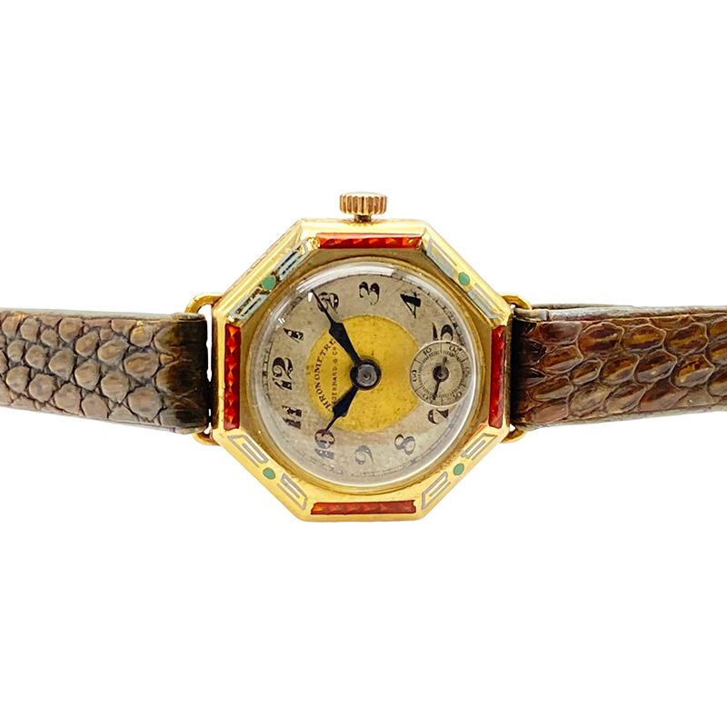 エベラール EBERHARD アンティークウォッチ K18YG 手巻き レディース 腕時計ファッション小物
