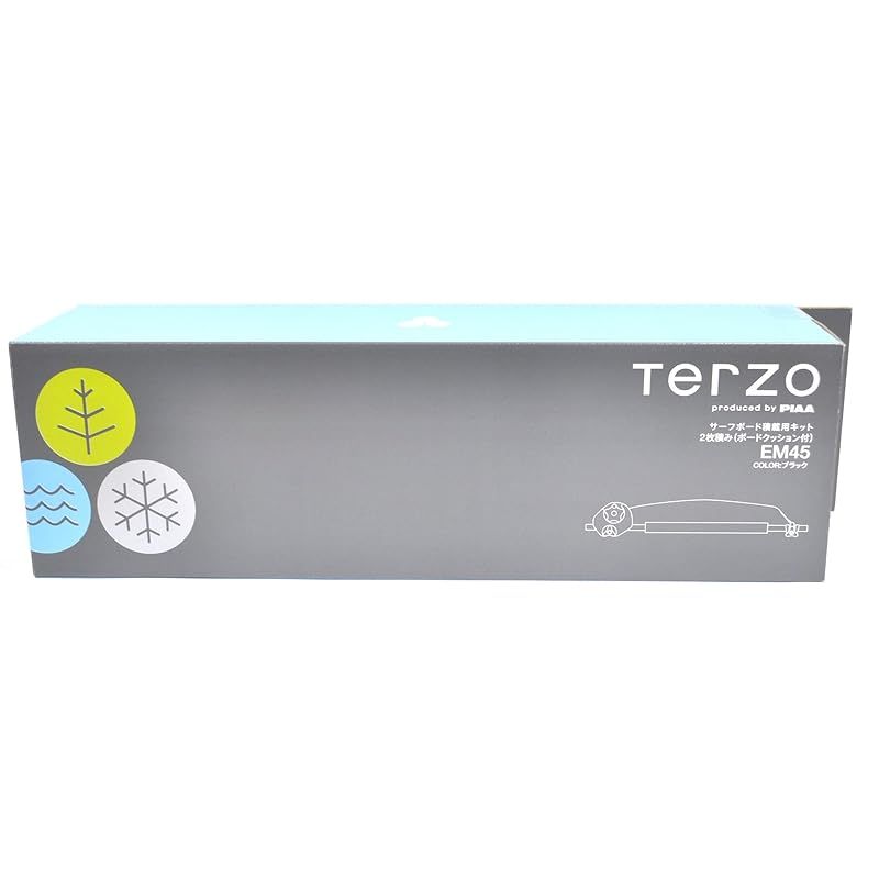 Terzo テルッツォ (by PIAA) サーフボードキャリア 2枚積み 積載 Terzo テルッツォ (by PIAA) サーフボードキャリア 2枚積み 積載