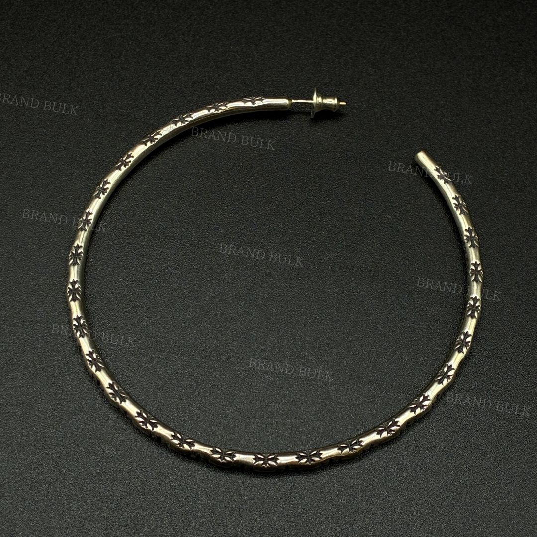 新品】 クロムハーツ Tiny E CH Plus フープ ピアス