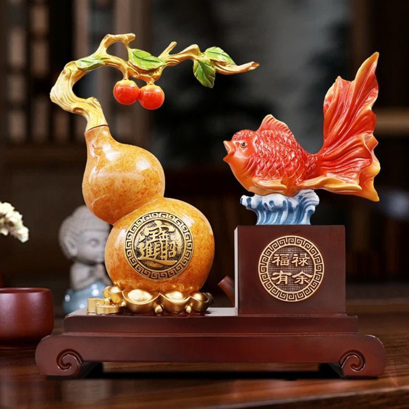 中国風水金魚置物 中国風水金魚置物