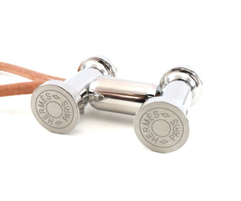 未使用 エルメス キーホルダー モビール H 現行モデル レザー