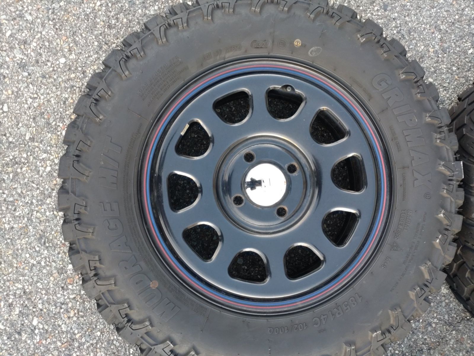 DAYTONA デイトナ ホイール 14インチ 5.0J 40-42前後 100-4H ＆MADRASE M T 185 80R14 4本セット