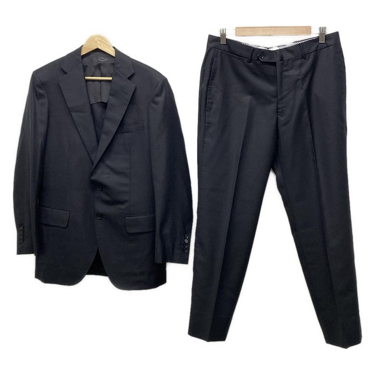 TOMORROWLAND トゥモローランド シングルスーツ メンズ - ダークネイビー PILGRIM