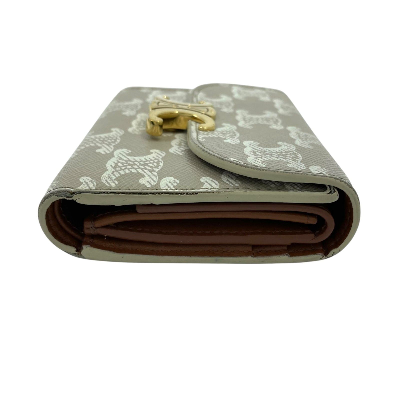 CELINE セリーヌ 三つ折り財布 トリオンフキャンバス PVC