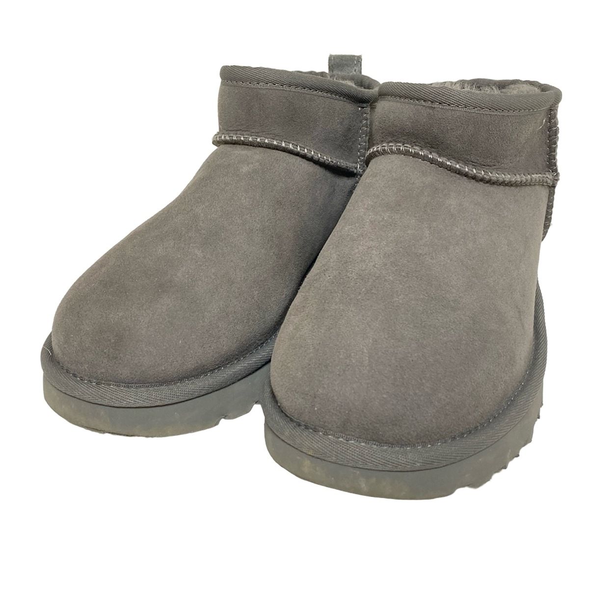 ダークグレー ムートン