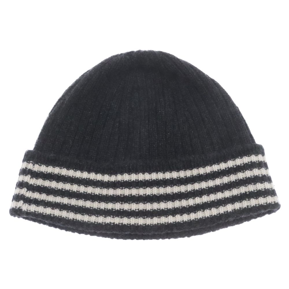 THOM BROWNE (トムブラウン) カシミヤニット帽 ビーニー グレー - メルカリ