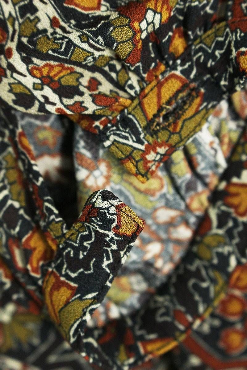 SAINT LAURENT PARIS サンローランパリ 16AW ペイズリー総柄 レーヨン  