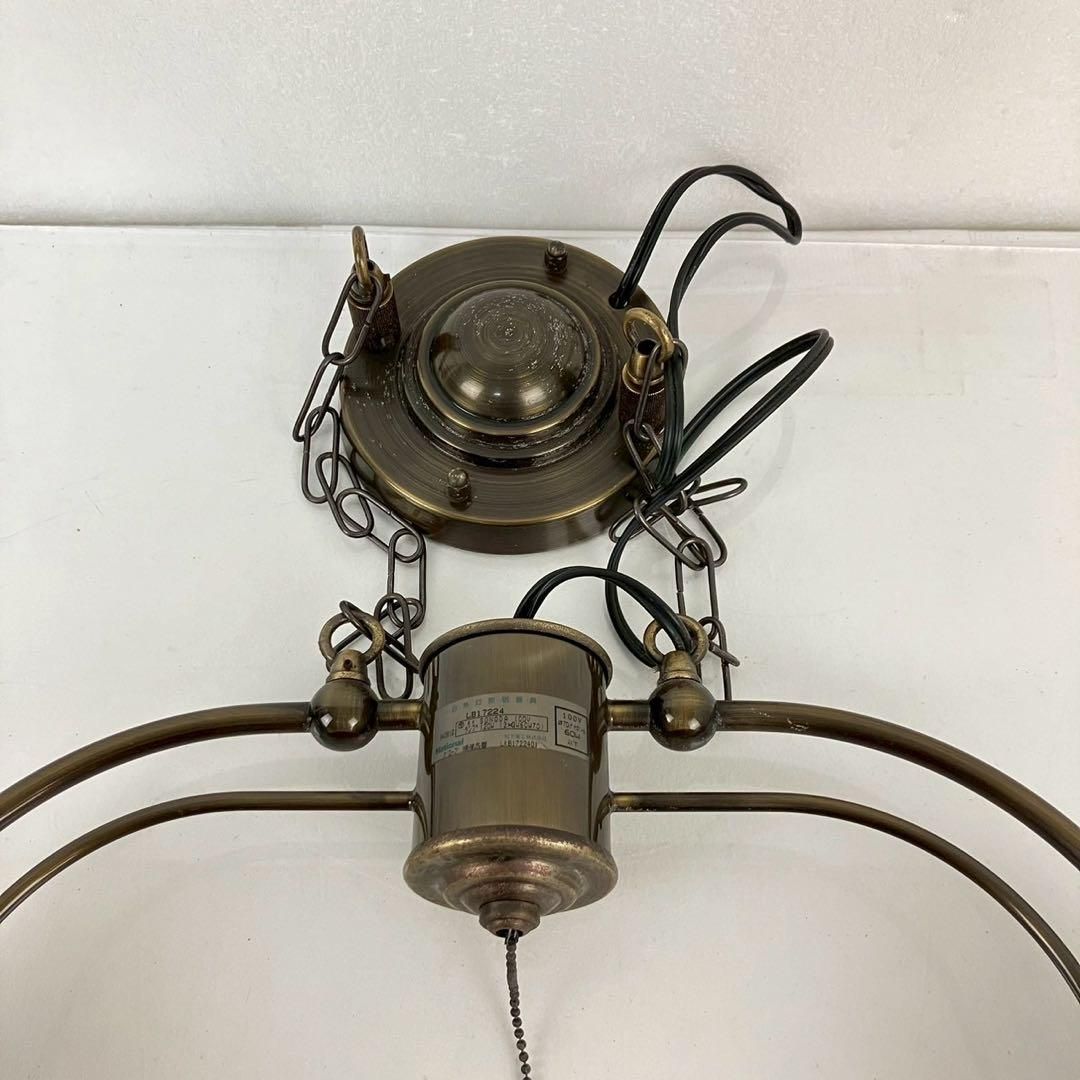 ナショナル シャンデリア 2灯 天井照明 レトロ アンティーク ナショナル シャンデリア 2灯 天井照明 レトロ アンティーク