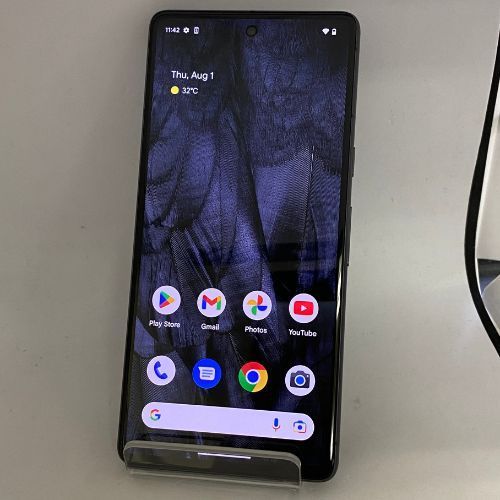 ☆【良品】au Google Pixel 7 128GB Obsidian (黒) SIMロック解除済 