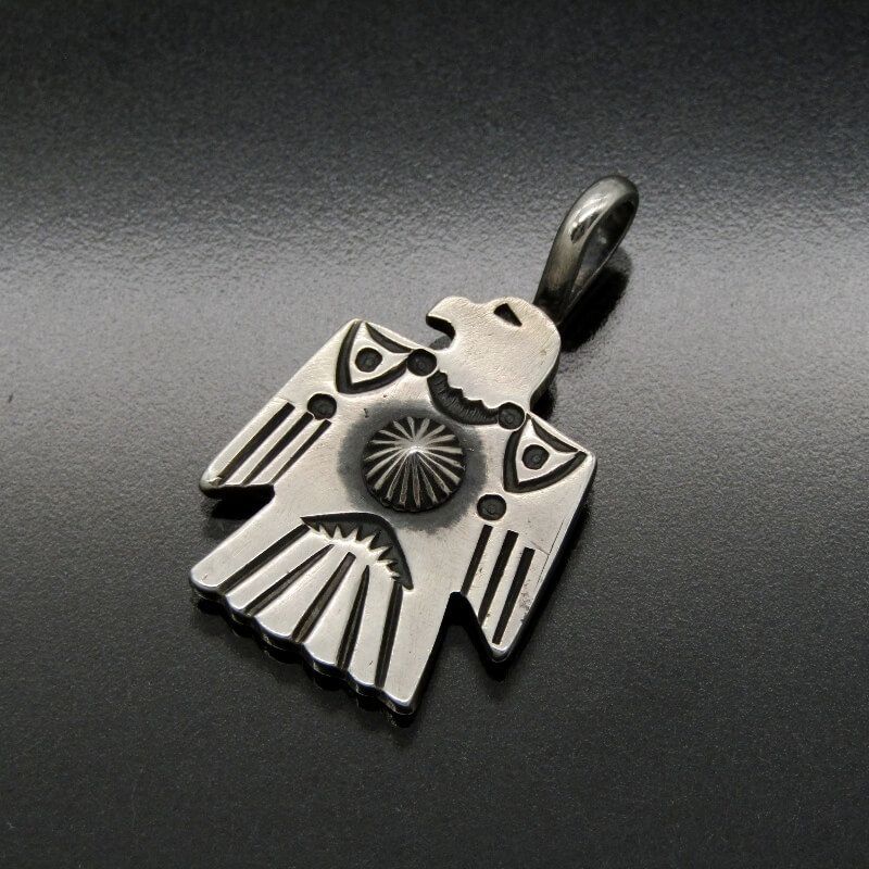 美品 Bo Reeves ナバホ族 ペンダント サンダーバード ボーリーブス トップ ナバホ ネックレストップ メンズ レディース 28009342
