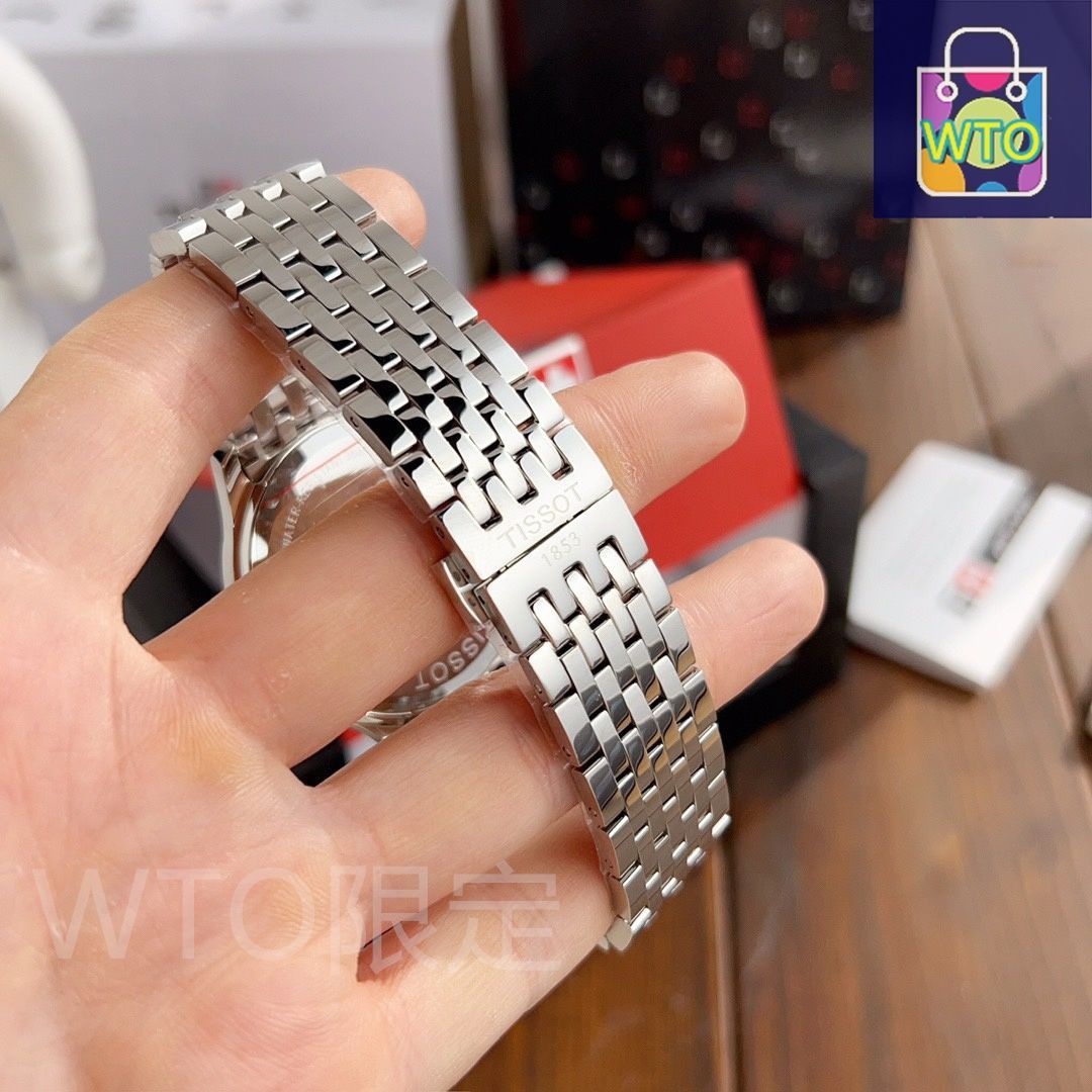 TISSOT ティソ　クォーツ　サファイアクリスタル TISSOT ティソ メンズ腕時計 40mm｜スイス製クオーツ×サファイア