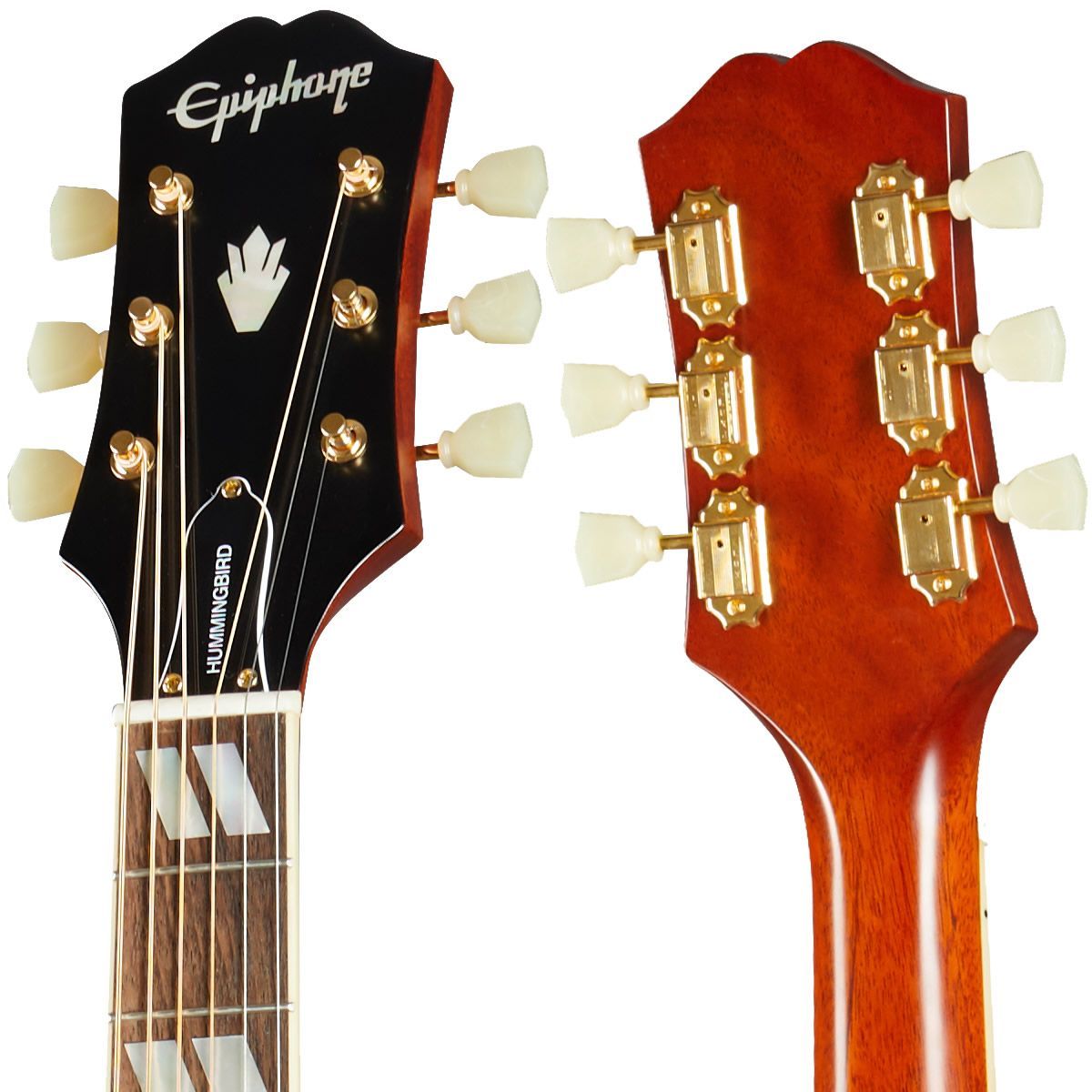 Epiphone Inspired by Gibson Hummingbird (Aged Cherry Sunburst Gloss) [Fishman プリアンプ搭載エレアコ仕様]