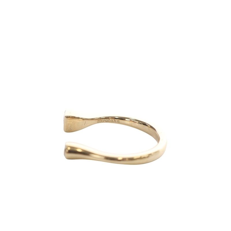 ヒロタカ Hirotaka カフリング イヤーカフ ダイヤモンド 0.08ct