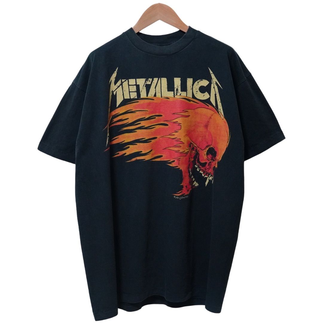 メタリカ　llica スカル Tシャツ Lサイズ　1994 メタリカ・METALLICA・FLAMING SKULL TOUR 94・Tシャツ・メタルT