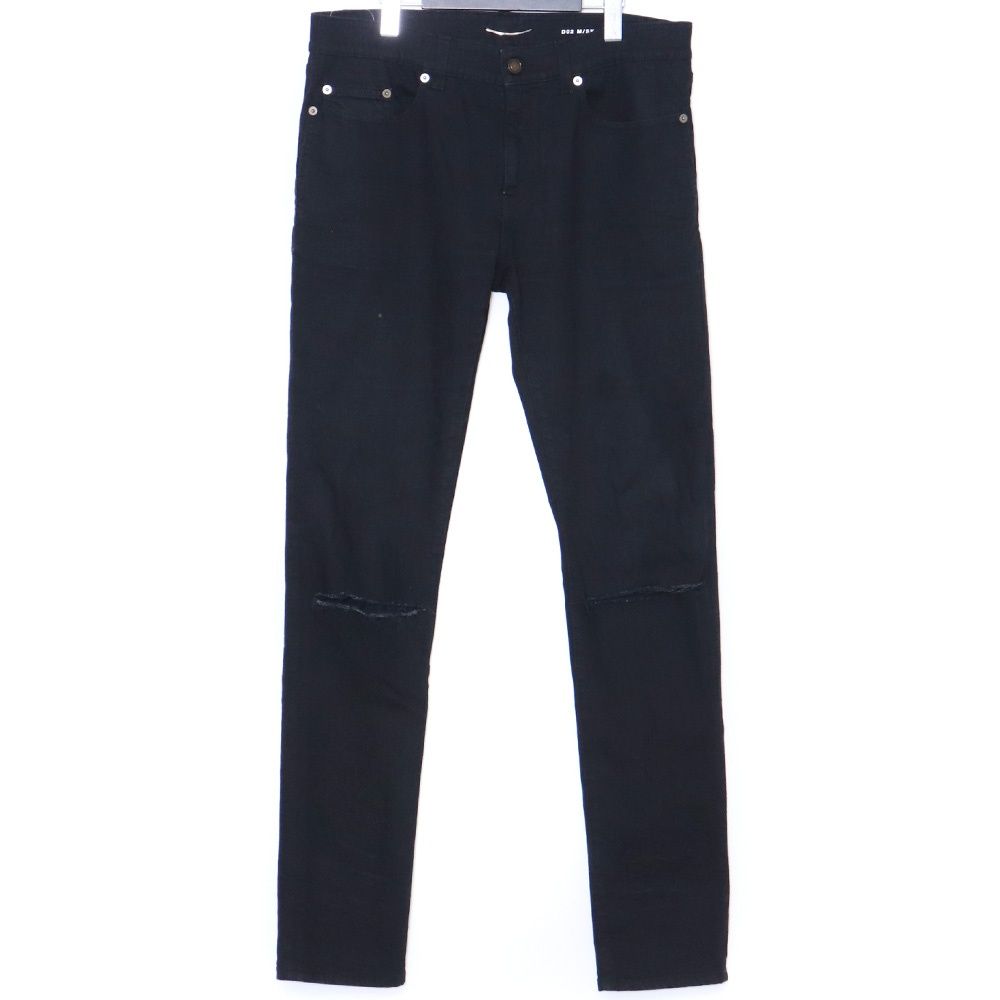 SAINT LAURENT ストレッチクラッシュスキニーデニムパンツ サイズ32