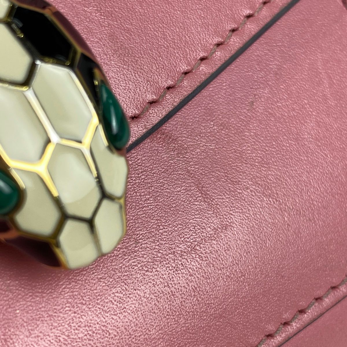 ブルガリ BVLGARI セルペンティ フォーエバー 二つ折り財布 蛇