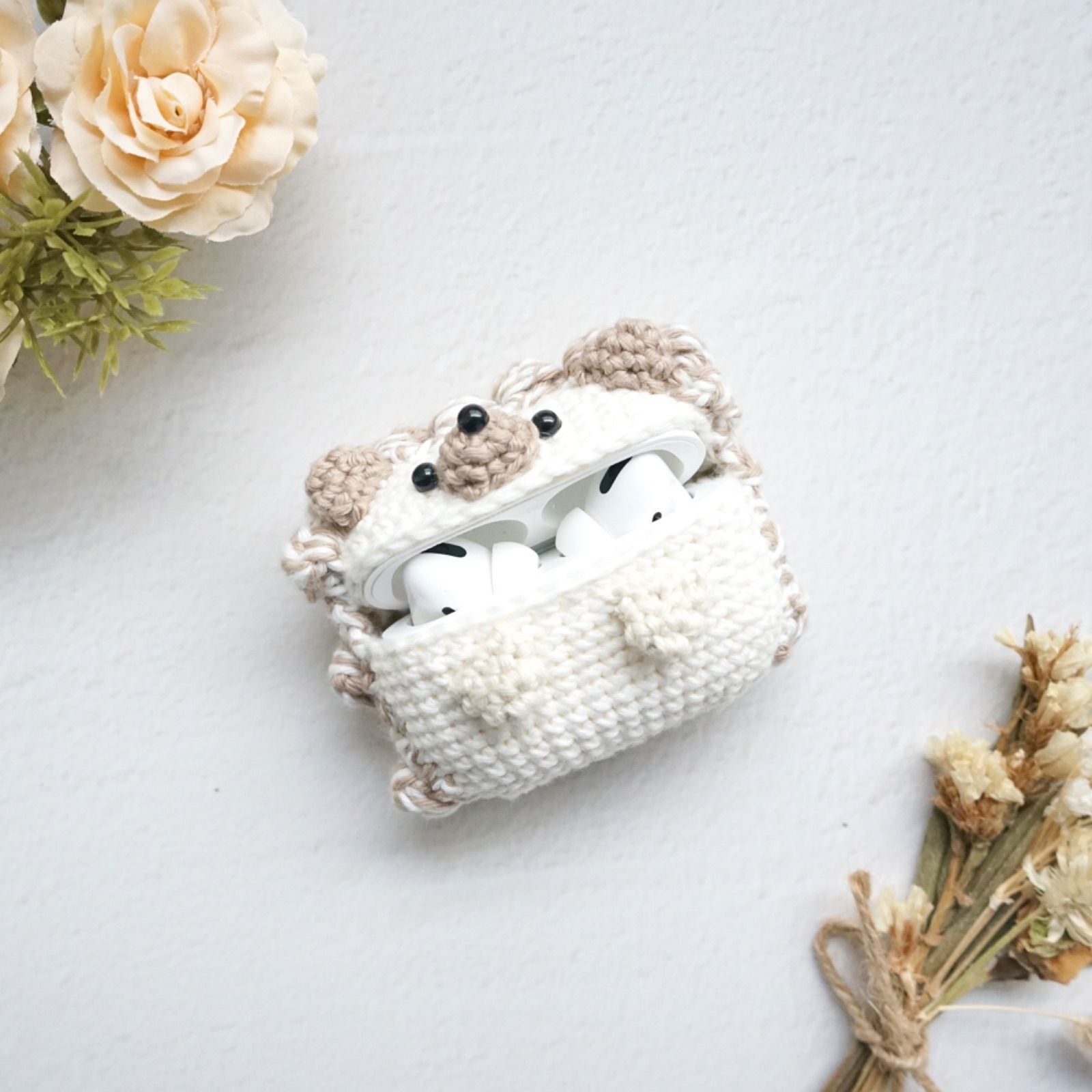 AirPods第3・4世代、Airpods pro（第1・2・3世代）ケース ハリネズミ