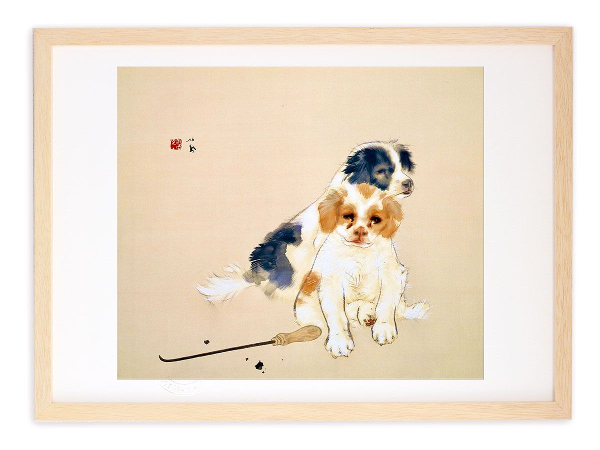 段々値下】谷内六郎「なわとび」 美しい風景を描いた多色木版画 谷内