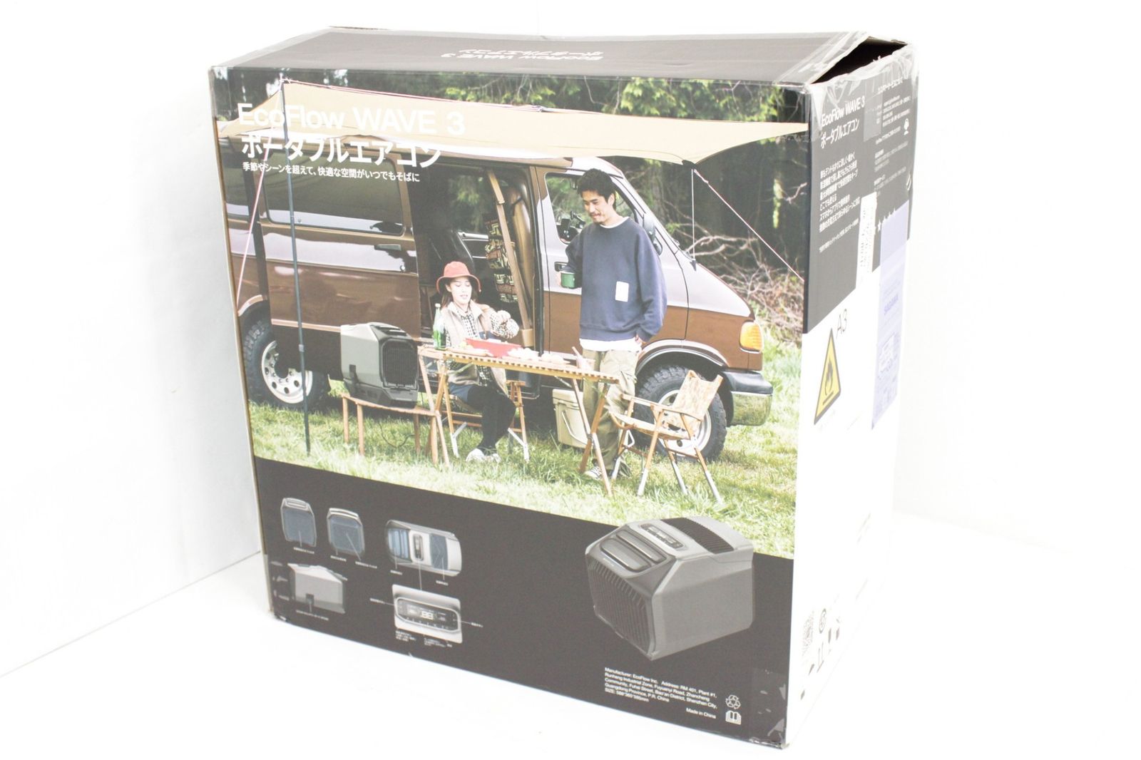 ♥ エコフロー ポータブルエアコン 冷暖房 WAVE3 EFWAVE3-JP-NBox 25年製 アウトドア キャンプ 車中泊 EcoFlow IT27S5HJ23JK-N63-byebye