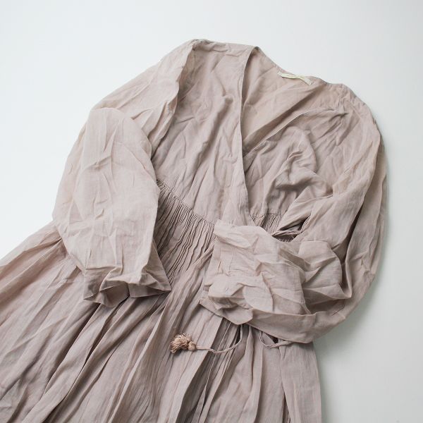 ne quittez pas ヌキテパ コットンカシュクールワンピース/ピンク系  