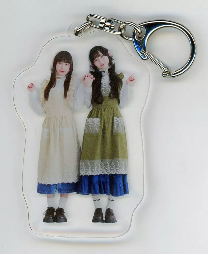 中古】キーホルダー 島村嬉唄＆逃げ水あむ(きゅるりんってしてみて/手