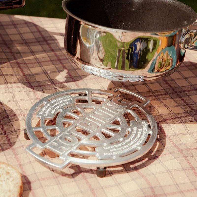  数量 鍋敷き 滑り止め付 ホットダイニング キッチン トリベット φ180 mm アルミニウム 100-017 ダルトン Dulton 鍋敷き 鍋 グリル