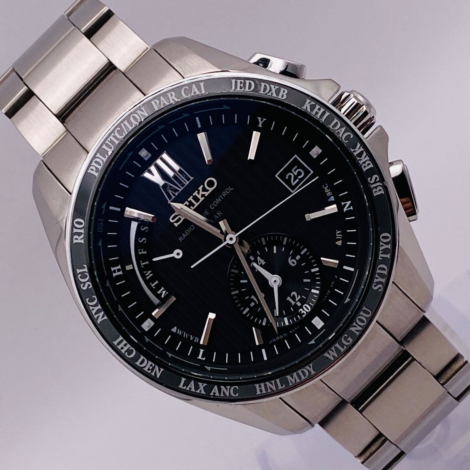 1円～ セイコー 時計 ブライツ 8B54-0AW0 SAGA145 ソーラー 電波 メンズ(v0049334200) セイコー ブライツ 8b54-0aa0の通販