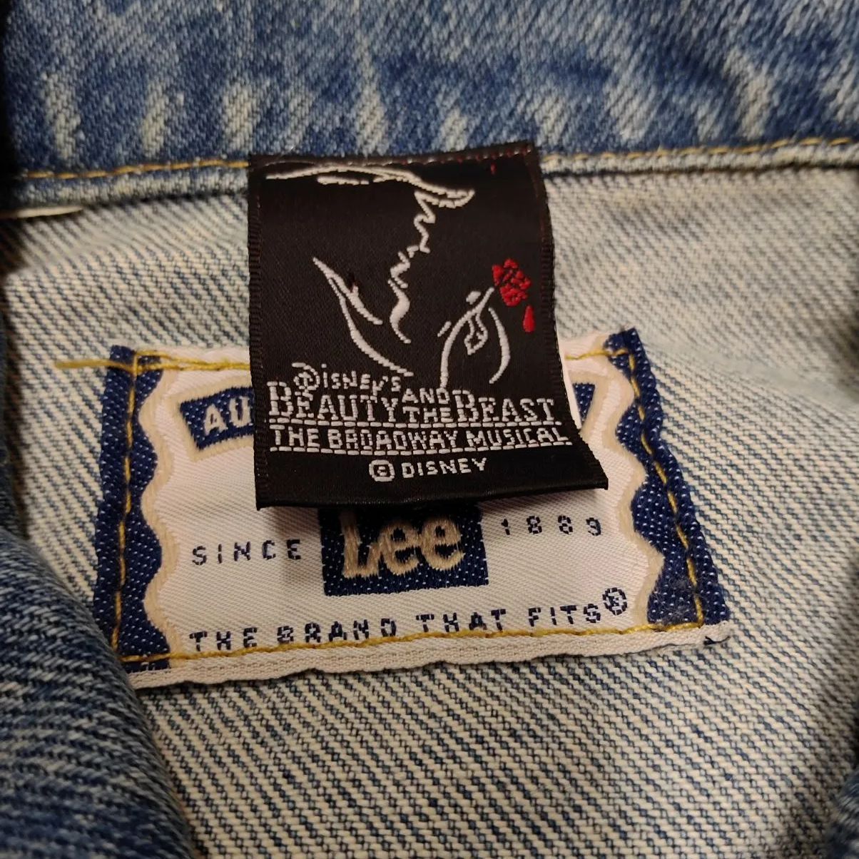 90'S Lee BEAUTY AND THE BEAST デニムジャケット ディズニー