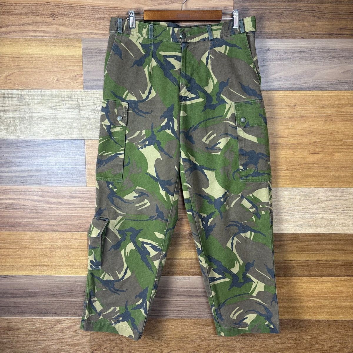 ナイフポケット付き 90s オランダ軍 迷彩柄 DPMカモ フィールド