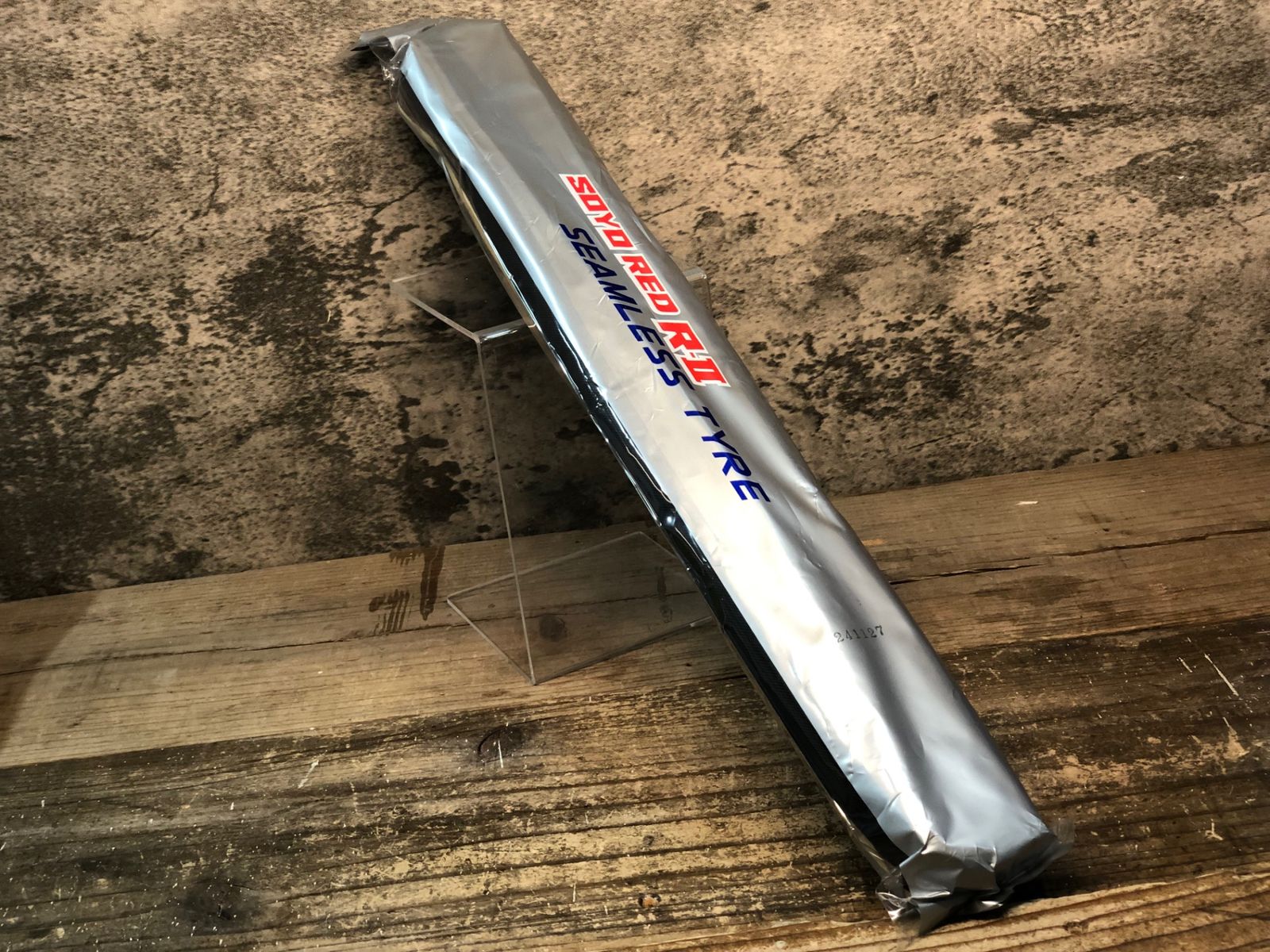 IV395 ソーヨー SOYO シームレス レッド RED R-2 競輪規格 チューブラータイヤ