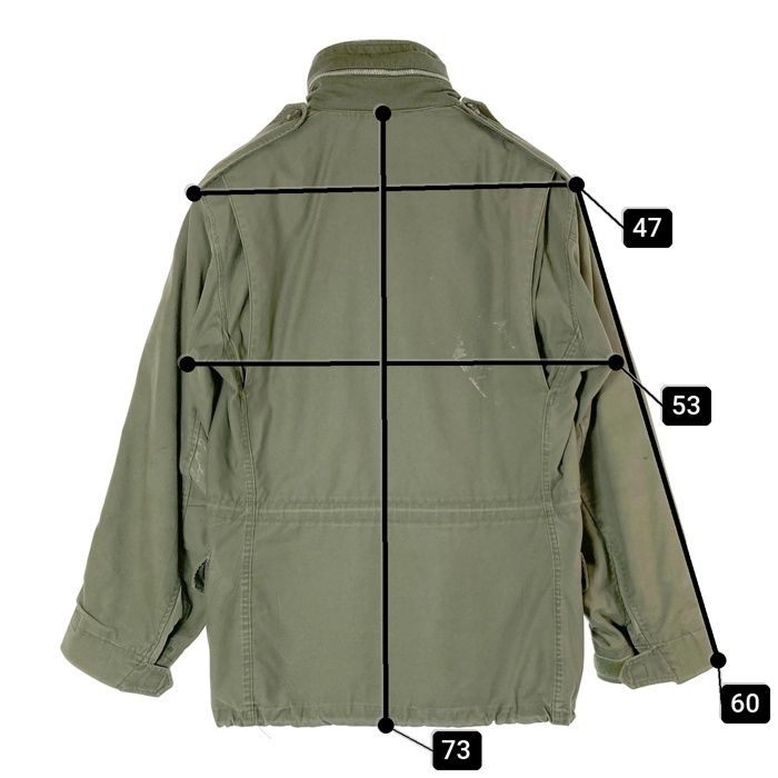 【超希少】 実物 US.ARMY M 65 2nd アメリカ軍 アルミジップ 希少 米軍 2nd アルミジップ M-65 フィールドジャケットコート