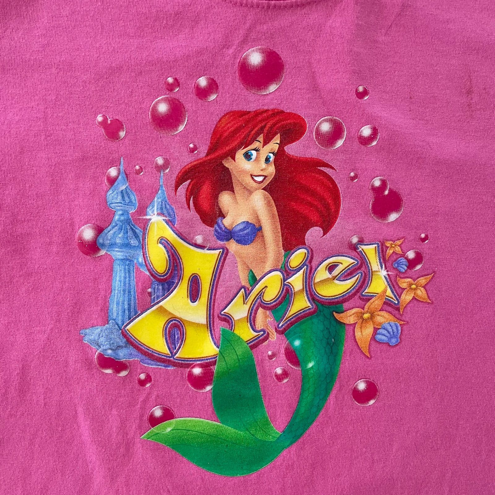 Size150-160 アリエル ピンク Tシャツ キッズ レディース - メルカリ