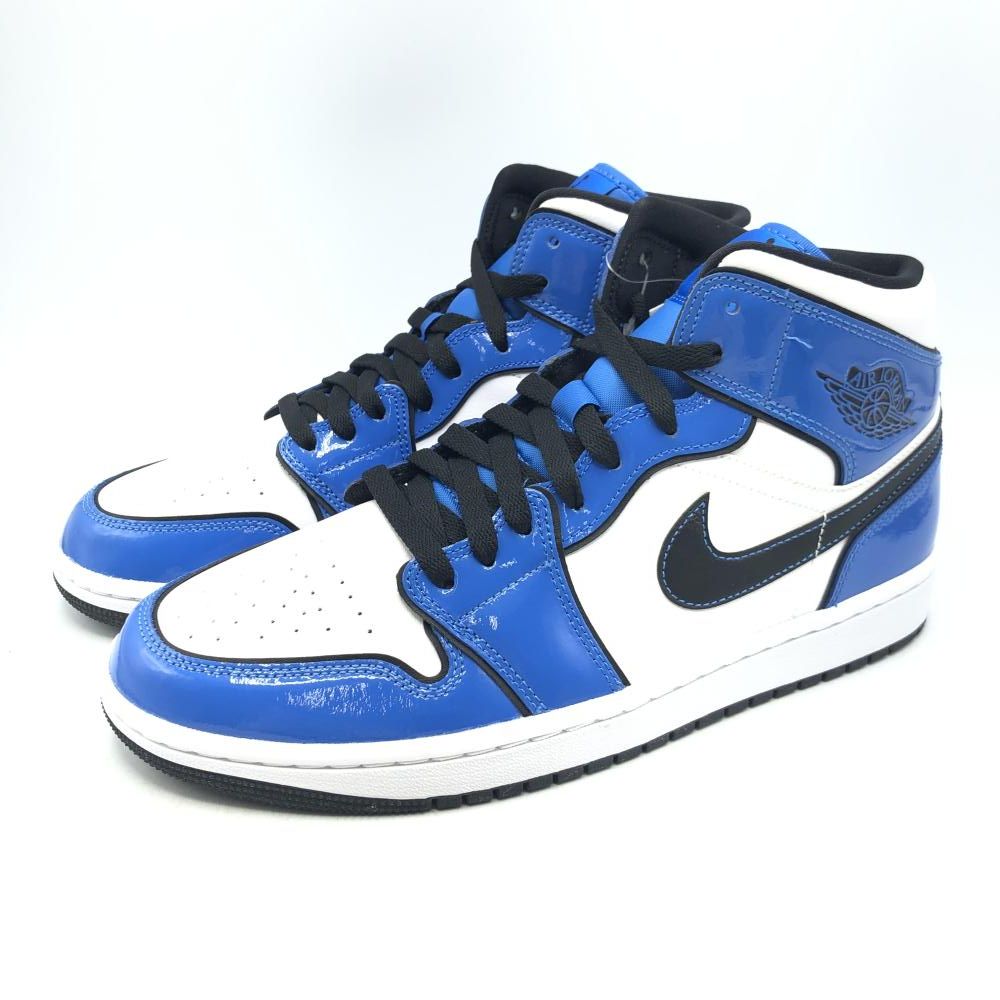 Nike Air Jordan 1 Mid SE Signal Blue 27.5cm DD6834-402 ナイキ エア ジョーダン 1 ミッド SE シグナルブルー 17