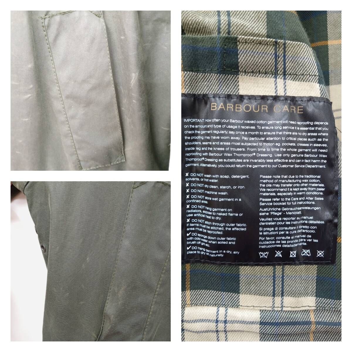 BARBOUR バブアー BEDALE ジャケット 36 カーキ通年 - メルカリ