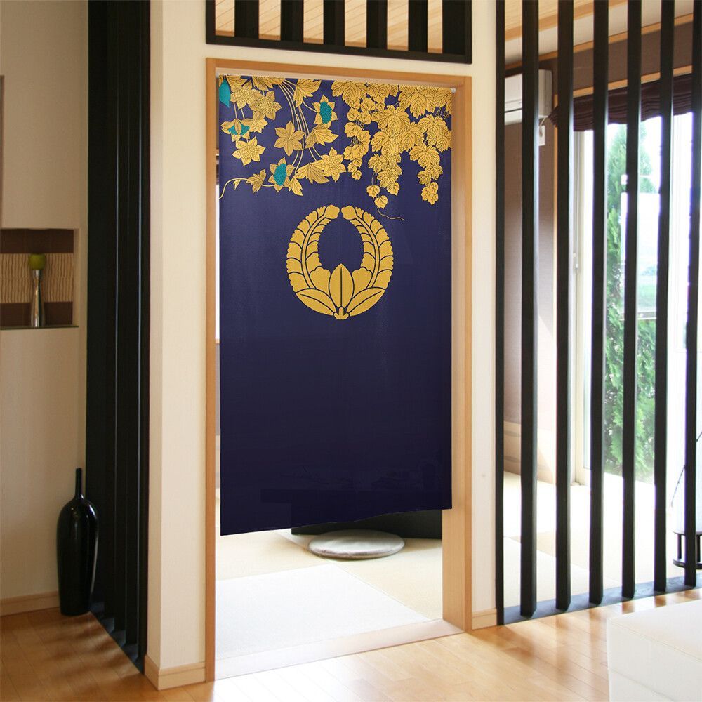 加賀のれん 菊柄 郷土 花嫁のれん 加賀のれん 菊柄 郷土 花嫁のれん