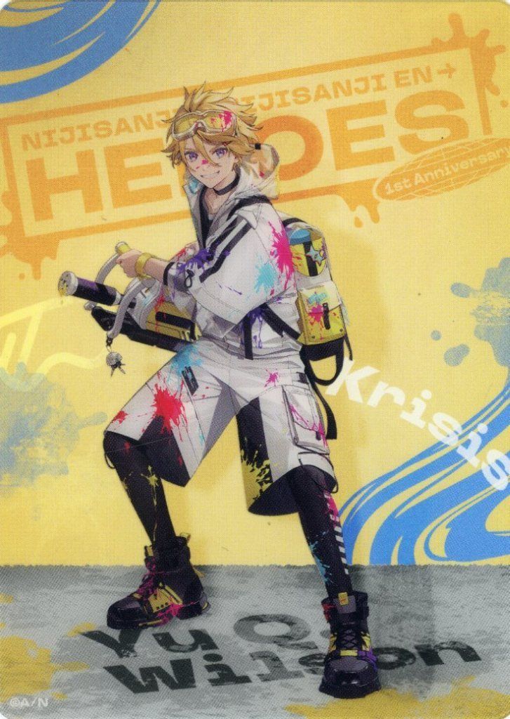 ※最終値下げ※ にじさんじ ボイスビジュアルカード 8月 ユウ Q ウィルソン にじさんじ ボイスビジュアルカード 2025年8月 ユウ Q
