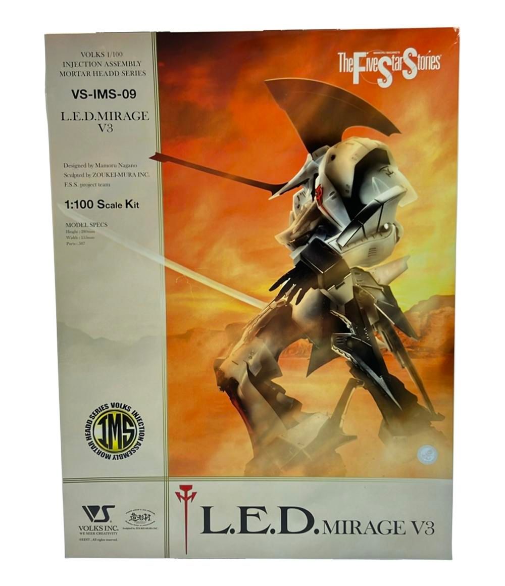 ファイブスター物語 プラモデル L.E.D. ミラージュ V3 IMS 1|100 ボークス
